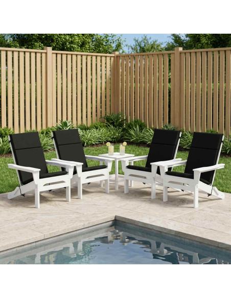 Cuscino per sedia a schienale alto GEMERT 4 pz 100% Poliestere
