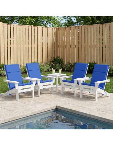 Cuscino per sedia a schienale alto GEMERT 4 pz 100% Poliestere