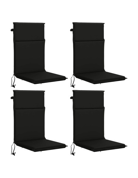 Cuscino per sedia a schienale alto GEMERT 4 pz 100% Poliestere