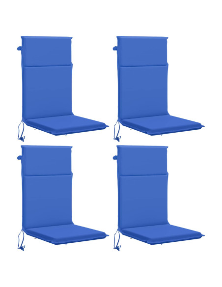 Cuscino per sedia a schienale alto GEMERT 4 pz 100% Poliestere