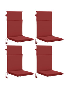 Cuscino per sedia a schienale alto GEMERT 4 pz 100% Poliestere 2