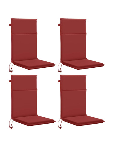 Cuscino per sedia a schienale alto GEMERT 4 pz 100% Poliestere
