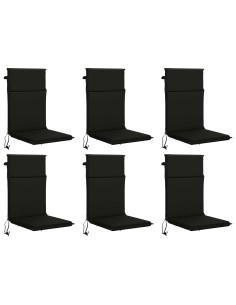 Cuscino per sedia a schienale alto GEMERT 6 pz 100% Poliestere 2