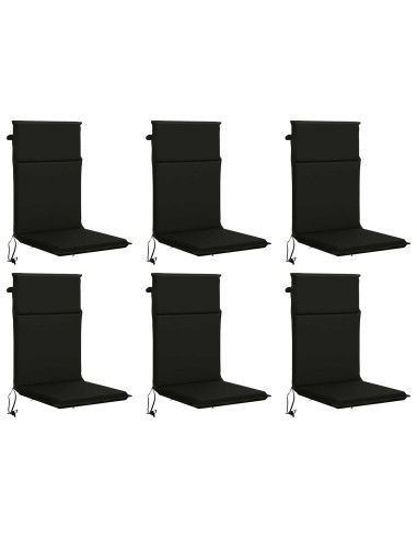 Cuscino per sedia a schienale alto GEMERT 6 pz 100% Poliestere