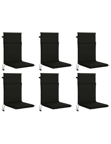 Cuscino per sedia a schienale alto GEMERT 6 pz 100% Poliestere