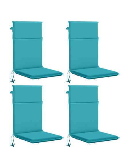Cuscino per sedia a schienale alto GEMERT 4 pz 100% Poliestere