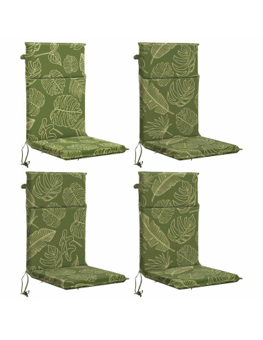 Cuscino per sedia a schienale alto GEMERT 4 pz 100% Poliestere