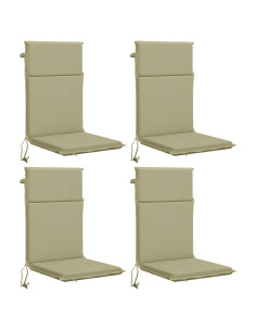 Cuscino per sedia a schienale alto GEMERT 4 pz 100% Poliestere 2