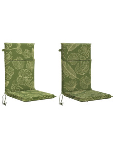 Cuscino per sedia a schienale alto GEMERT 2 pz 100% Poliestere 2