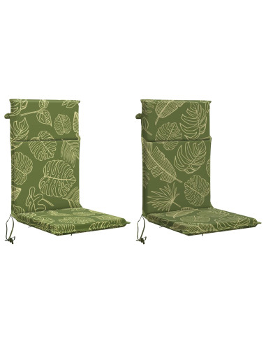 Cuscino per sedia a schienale alto GEMERT 2 pz 100% Poliestere