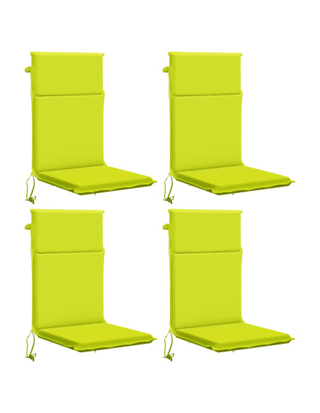 Cuscino per sedia a schienale alto GEMERT 4 pz 100% Poliestere