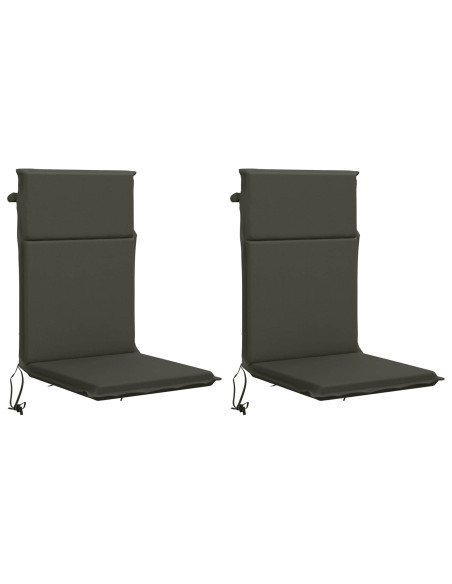 Cuscino per sedia a schienale alto GEMERT 2 pz 100% Poliestere
