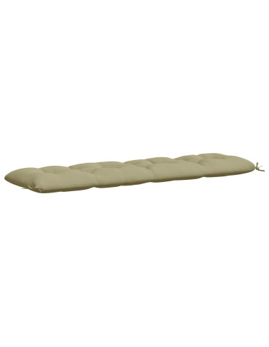 Cuscini per Panchina VIANEN 2 pz 100% Poliestere Verde chiaro