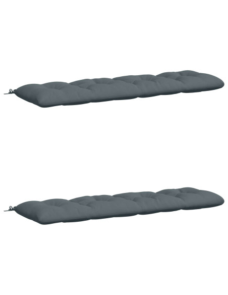 Cuscini per Panchina VIANEN 2 pz 100% Poliestere Blu