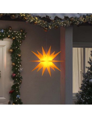 Luce di Natale con LED Pieghevole Gialla 57 cm