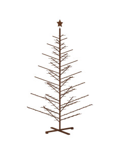 Albero di Natale in legno 240 cm Bambù e legno di pino massello 2