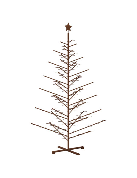 Albero di Natale in legno 240 cm Bambù e legno di pino massello