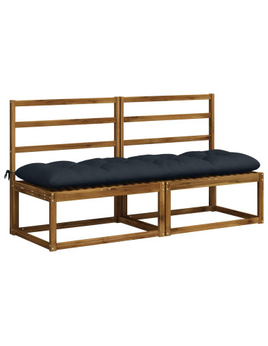 Cuscino per panchina VIANEN 100% Poliestere Blu Scuro