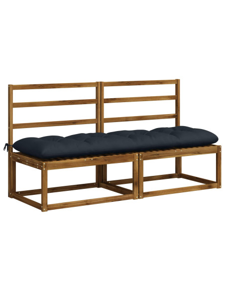 Cuscino per panchina VIANEN 100% Poliestere Blu Scuro