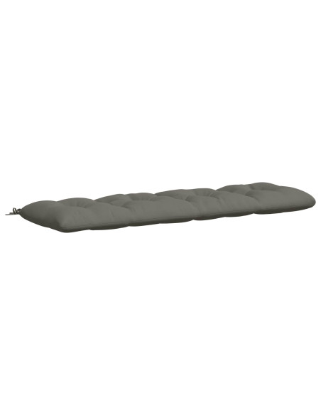 Cuscino per panchina VIANEN 100% Poliestere Grigio