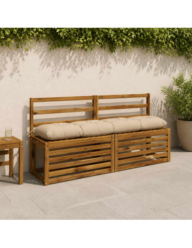 Cuscino per panchina VIANEN 100% Poliestere Crema