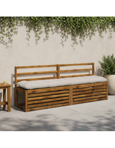 Cuscino per panchina VIANEN 100% Poliestere Bianco