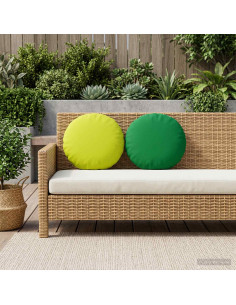 Cuscino con cuscino HEERLEN 6 pz Verde Poliestere