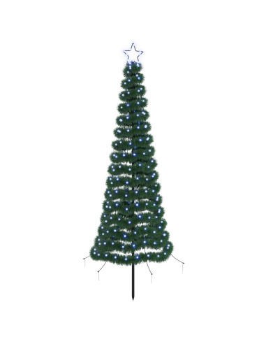 Albero di Natale a LED in tinsel con picchetto EKENAS 180 cm