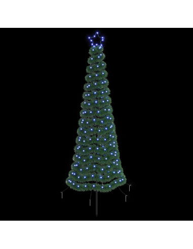 Albero di Natale a LED in tinsel con picchetto EKENAS 180 cm