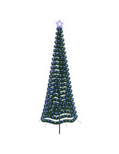 Albero di Natale a LED in tinsel con picchetto EKENAS 250 cm