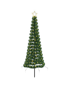 Albero di Natale a LED in tinsel con picchetto EKENAS 180 cm 2