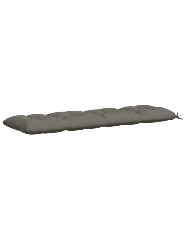 Cuscino per panchina VIANEN 100% Poliestere Grigio