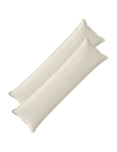 Cuscino con cuscino HOUTEN 2 pz Crema Fleece in microfibra