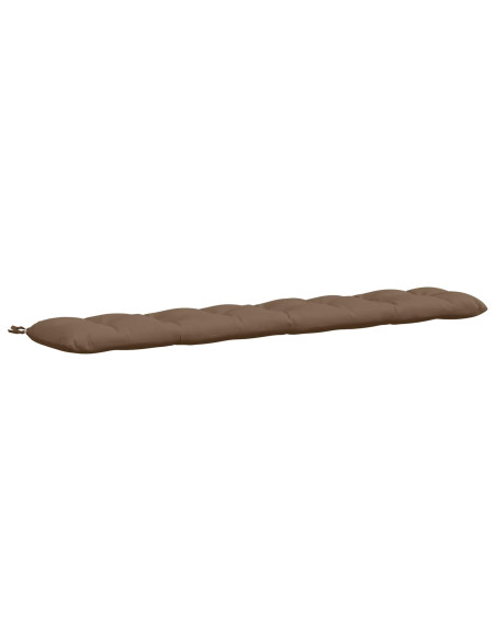 Cuscino per panchina VIANEN 100% Poliestere Tortora