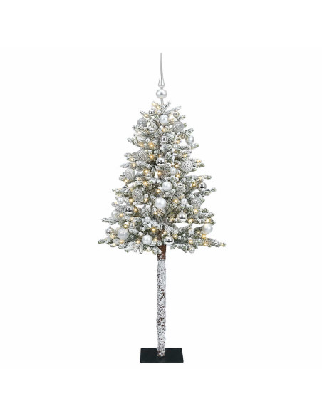 Albero di Natale Artificiale con Palline 120 cm 150 LED