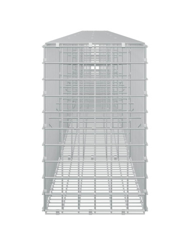 Gabione con filo da 5 mm e rete da 5x5 cm 700x30x50 cm
