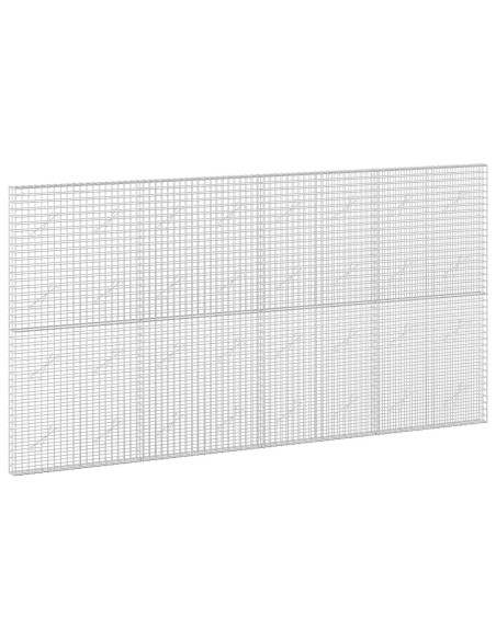 Gabione con filo da 5 mm e rete da 5x5 cm 400x10x200 cm