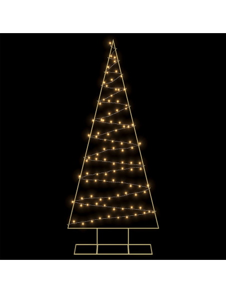 Albero di Natale in metallo con LED KUOPIO 210 cm Bianco caldo