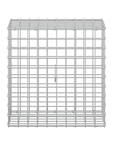Gabione con filo da 5 mm e rete da 5x5 cm 50x30x50 cm