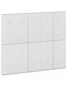 Gabione con filo da 5 mm e rete da 5x5 cm 250x10x200 cm 2