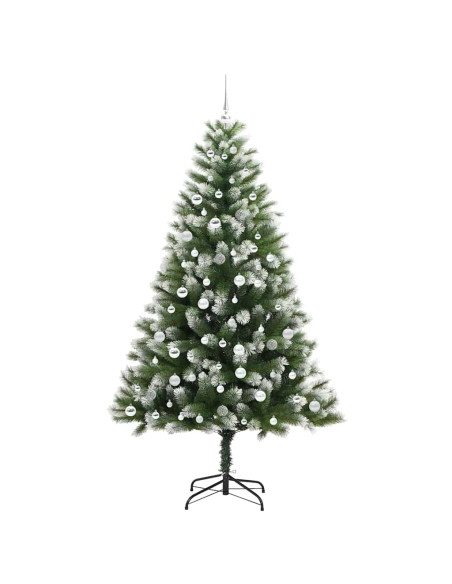 Albero di Natale artificiale a cerniera con neve fioccata