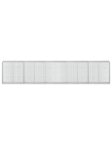 Gabione con filo da 5 mm e rete da 5x5 cm 500x50x100 cm