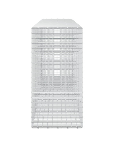 Gabione con filo da 5 mm e rete da 5x5 cm 500x50x100 cm