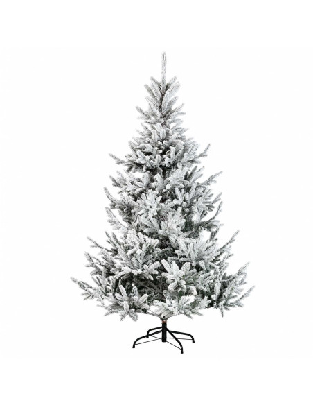 Albero di Natale Artificiale con Rami Pieghevoli 240 cm 300 LED
