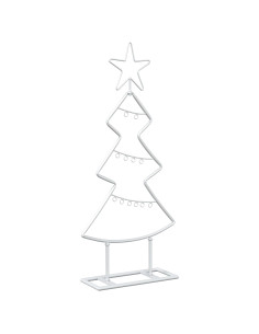 Albero di Natale in metallo con supporto KUOPIO 60 cm Acciaio 2