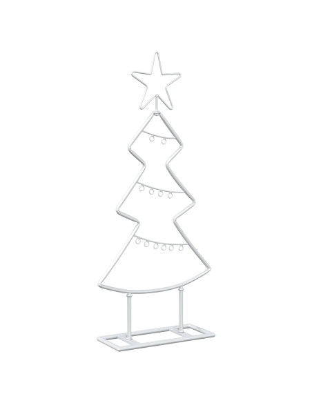 Albero di Natale in metallo con supporto KUOPIO 60 cm Acciaio