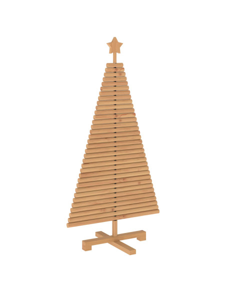 Albero di Natale in legno KOTKA 120 cm Legno Massello di Pino