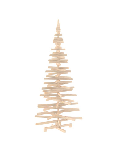 Albero di Natale in legno KOTKA 240 cm Legno Massello di Pino