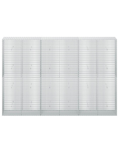 Gabione con filo da 3,5 mm e rete da 5x2,5 cm 300x50x200 cm