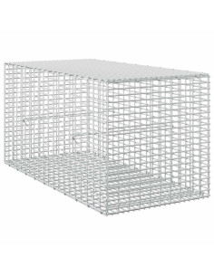 Gabione con filo da 3,5 mm e rete da 5x2,5 cm 50x100x50 cm 2